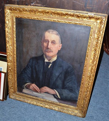 Lot 940 - George Harcourt Sephton (ex.1885-1923), ";Portrait of Edward Herbert (b.1851)";, Signed,...