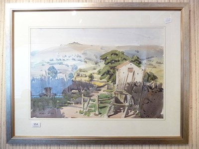 Lot 954 - Angus Rands framed watercolour