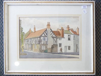 Lot 955 - Charles Stephen Good (1905-1986) a framed watercolour drawing ";Saint John's Cottage,...