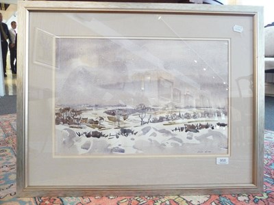 Lot 958 - Angus Rands framed watercolour