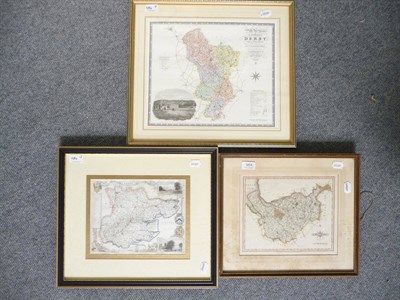 Lot 984 - Three maps - Essex, Cheshire and Derby