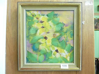 Lot 1006 - Enamel panel, Marianne McElroy (Irish)