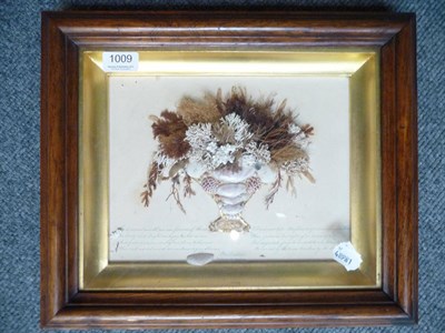 Lot 1009 - A Barbados shell picture