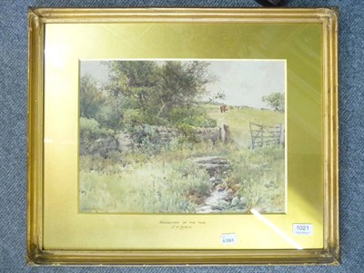 Lot 1021 - J G Skyes, ";Springtime of the Year"; watercolour