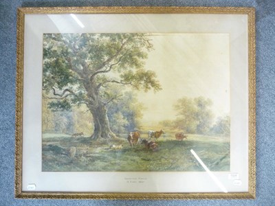 Lot 1024 - H Earp Senior, 'Sherwood Forest', watercolour