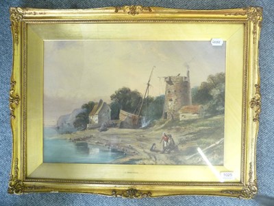 Lot 1025 - Follower of Julius Caesar Ibbotson - watercolour landscape