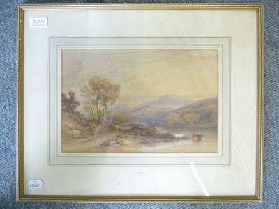 Lot 1044 - W L Leitch, 'Loch Awe', watercolour