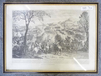 Lot 1045 - An engraving of the Battle of Culloden by Laurie and Whittle, published 1797