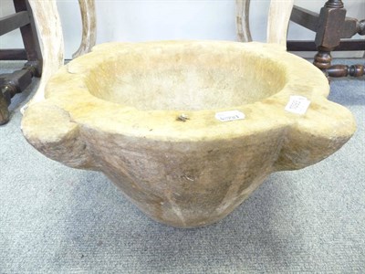 Lot 1093 - A marble mortar