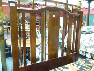 Lot 1149 - Edwardian mahogany single bedstead