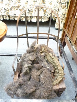 Lot 1151 - A Victorian iron framed chair