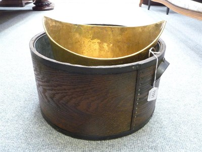 Lot 1191 - American wooden dry measure by E B Frye of Wilton, New Hampshire with modern metal liner, and a...