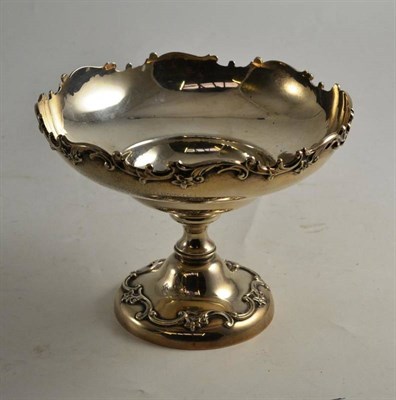 Lot 68 - A silver pedestal bowl
