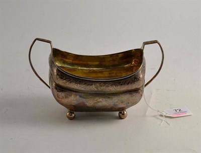 Lot 72 - A George III Irish silver sugar bowl, Dublin, 1807, 20cm