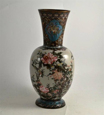 Lot 76 - Cloisonne vase