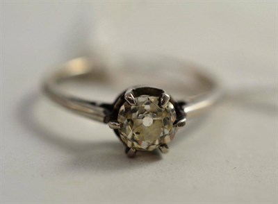 Lot 138 - A diamond solitaire ring, 0.50ct approximately