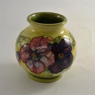 Lot 199 - A Walter Moorcroft Clematis vase