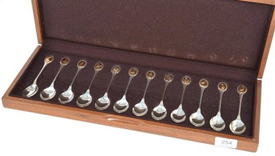 Lot 254 - A cased set of RSPB collectors spoons