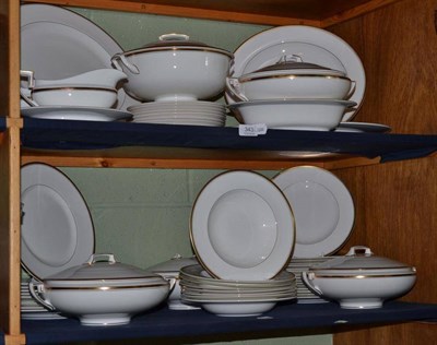 Lot 343 - A Royal Worcester Viceroy dinner service