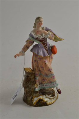 Lot 357 - Meissen figure of a lady