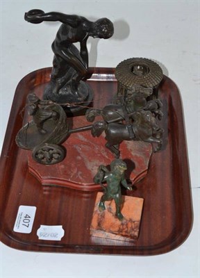 Lot 407 - Four 'Grand Tour' bronzes