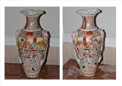 Lot 430 - Pair of Japanese vases