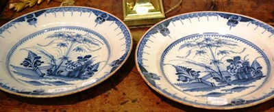 Lot 455 - A pair of 18th century Delft dishes