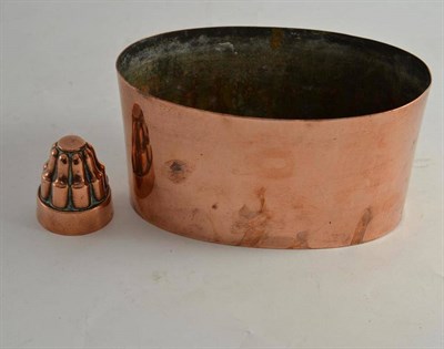 Lot 562 - Two copper jelly moulds