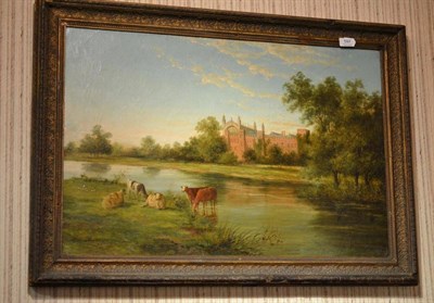 Lot 597 - William Dommersen (1850-1927) Dutch St John's College, Cambridge  Signed, oil on canvas, 51cm...