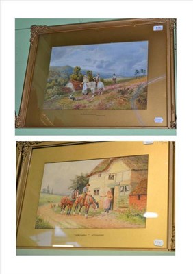 Lot 616 - Horace Hammond 'A Refresher on Westbourne Common' pair of watercolours