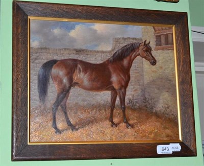 Lot 643 - English school, study of a horse, 19th century