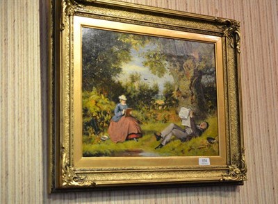 Lot 654 - W...E...Sticks (19th century) ";The Honeymoon, the Fourth Week"; signed and dated 1885,...