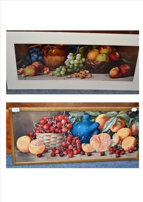 Lot 702 - Giovani Barbaro/Albert Dudley, two watercolours of fruit