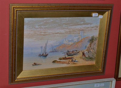 Lot 726 - E St John, F Catano, Continental watercolour