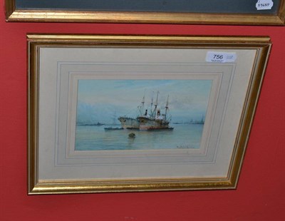 Lot 756 - Arthur Wilson, shipping on the Thames