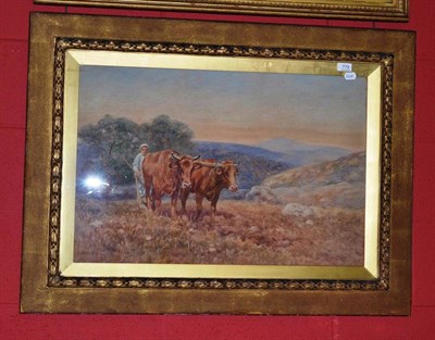 Lot 779 - Edward Mills, gilt framed watercolour, Mount Hermon