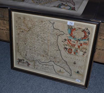 Lot 792 - An 18th century map of East Riding