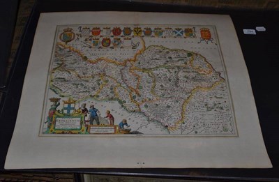 Lot 794 - Bleau, North Riding of Yorkshire, hand coloured map