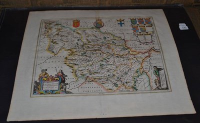 Lot 795 - Bleau, West Riding Yorkshire hand-coloured map