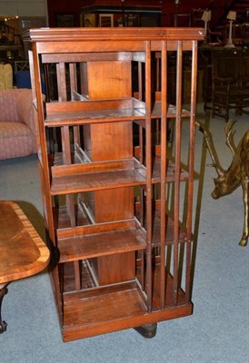 Lot 811 - A large revolving bookcase