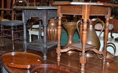 Lot 856 - Three Edwardian occasional tables