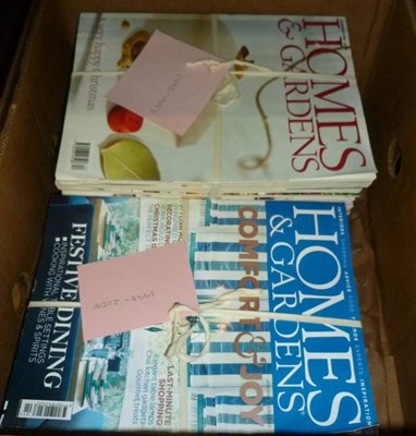 Lot 912 - Five boxes of Interior and Homes magazines