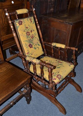 Lot 920 - American rocking chair