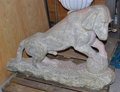 Lot 934 - Stone hound