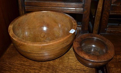 Lot 940 - Two treen bowls