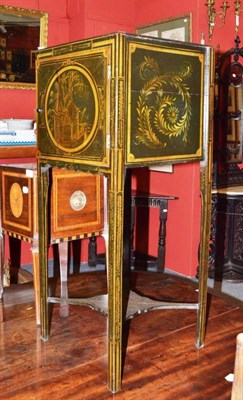 Lot 945 - Lacquered bedside pot cabinet