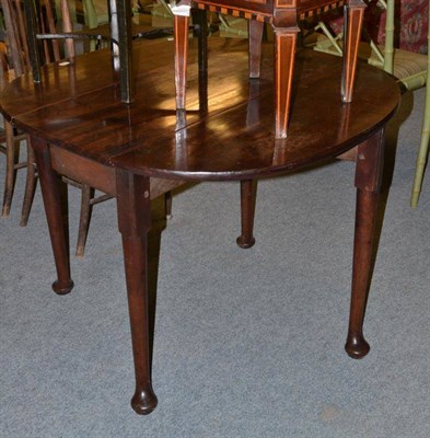 Lot 996 - George III mahogany pad foot table