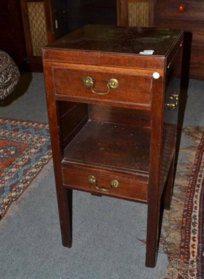 Lot 1077 - Late George III mahogany wash stand