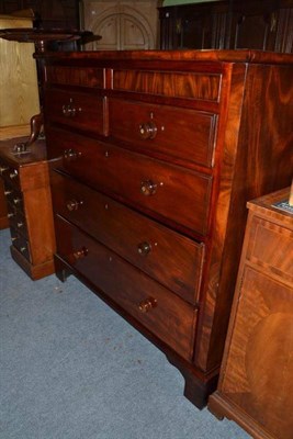 Lot 1130 - Victorian mahogany straight front chest of drawers