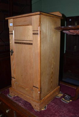 Lot 1132 - Inlaid ash pot cupboard